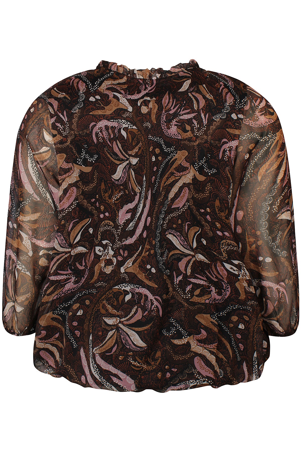 Zhenzi Olar 920 Blouse, ruskea