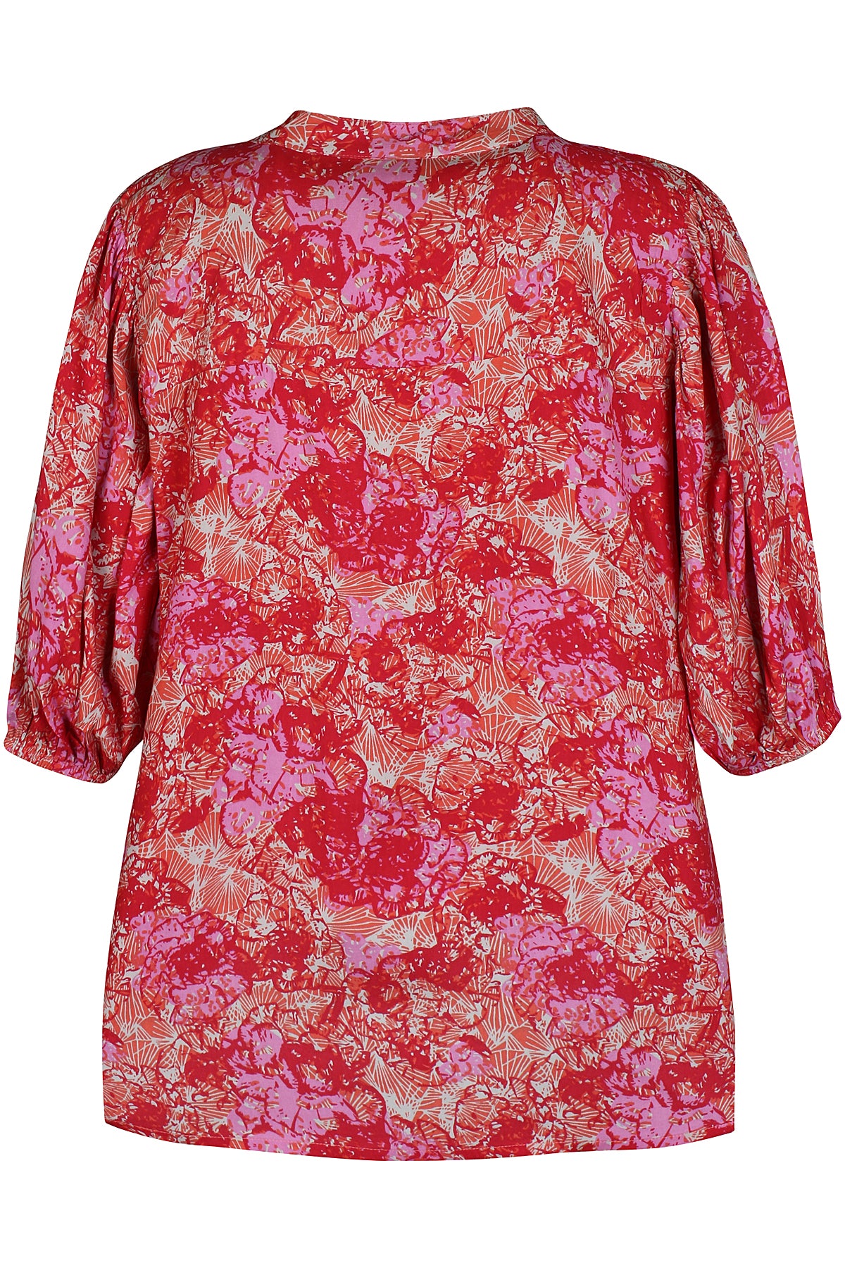 Ze-Ze Katlen blouse, coral poppy