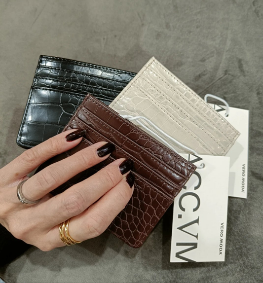 VMSELAH CARD HOLDER CROCO