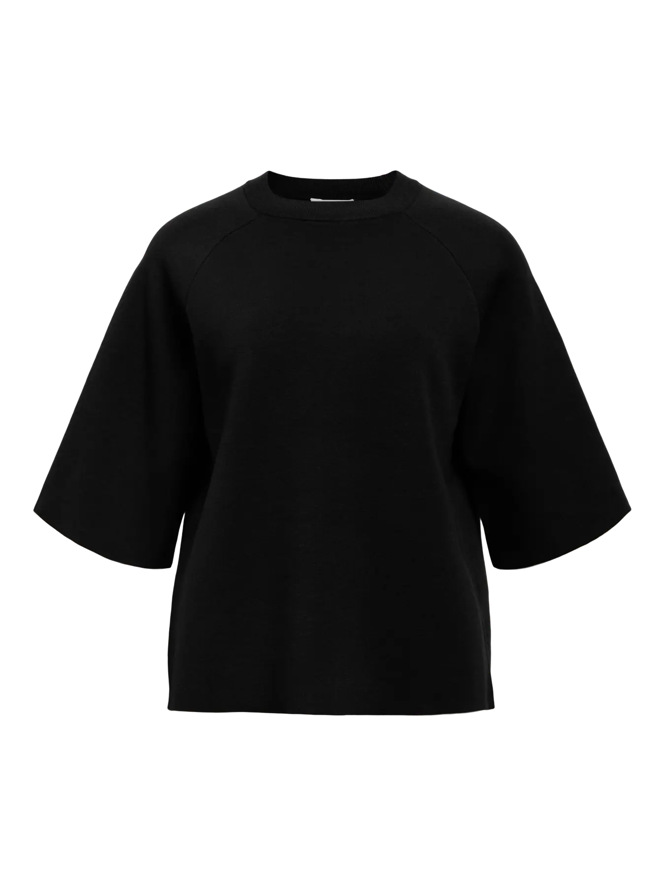 OBJREYNARD 2/4 KNIT PULLOVER NOOS, Black