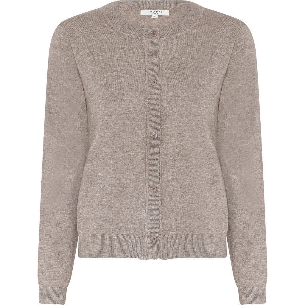 MAPP Roma cardigan, light sand melange