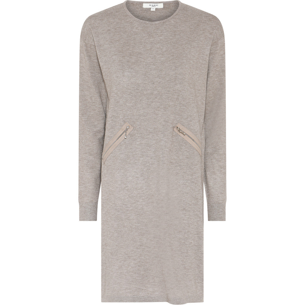 MAPP Roma Trine dress, light sand melange