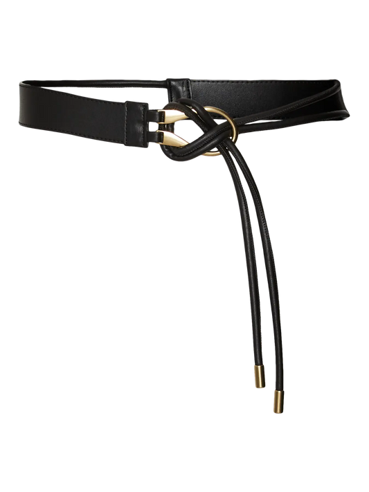 VMFREYA COATED BELT Black/Gold