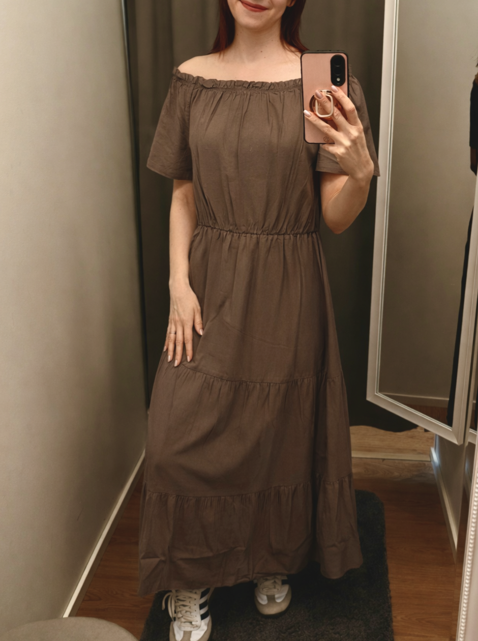 MAPP Vicky Summer Long Dress, Earth