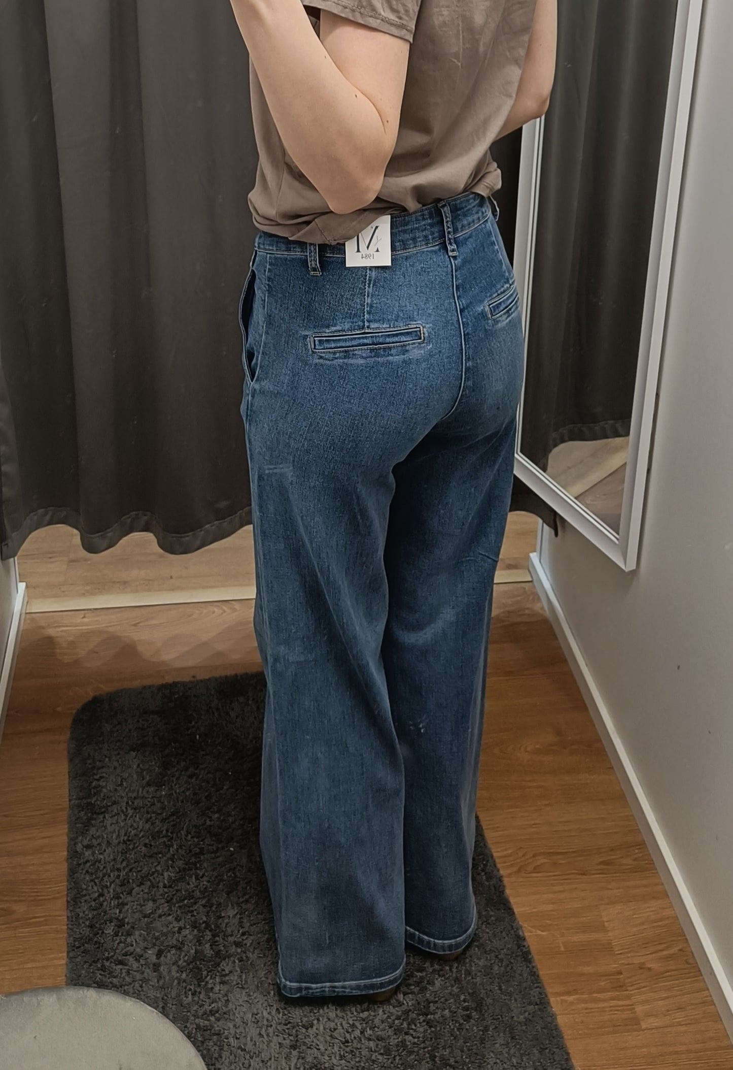 MAPP Chino Flare Denim Jeans, Light blue used