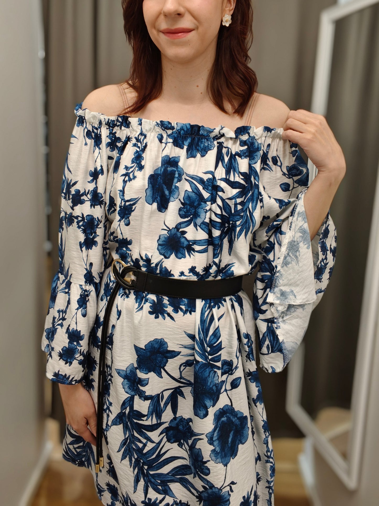 MAPP Lina Rose Dress, Navy
