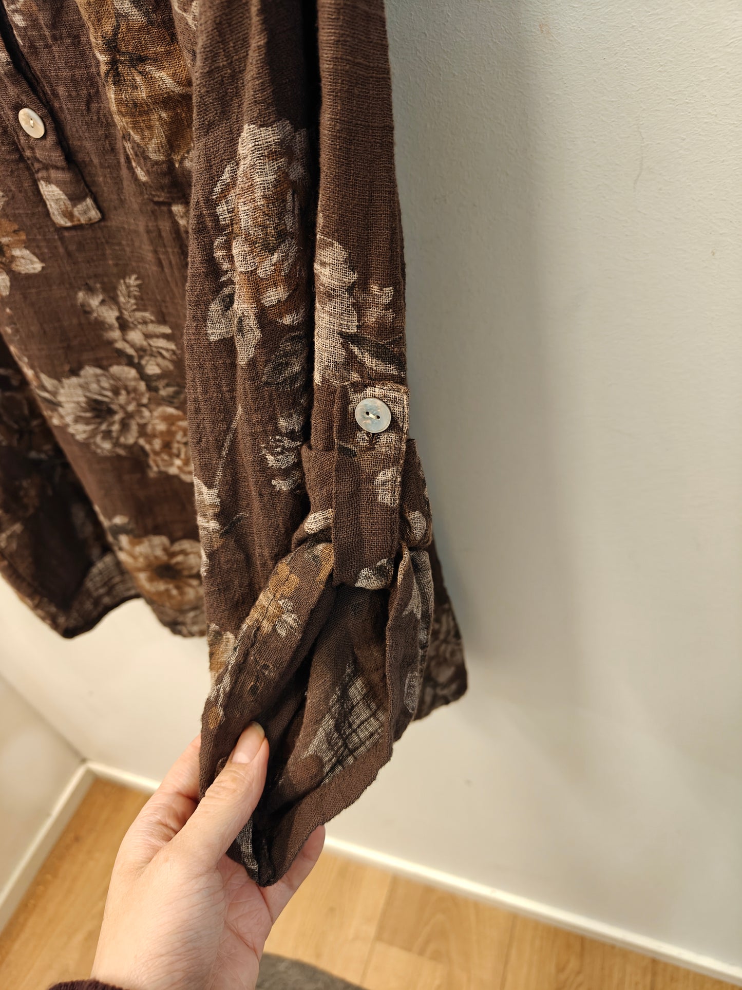 MAPP Maggie Rose blouse, chocolate