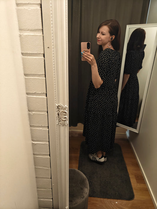 VMMALLE 2/4 O-NECK CALF DRESS