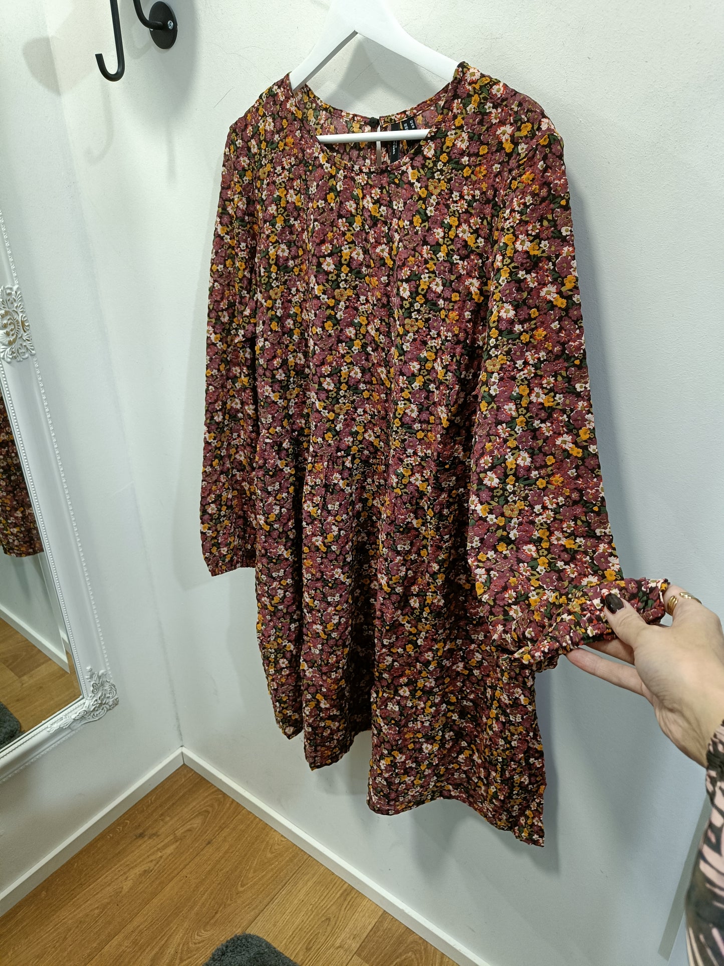 VMCHOLLO LS O-NECK SHORT DRESS