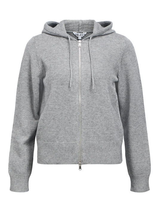 OBJTHESS L/S RE HOODIE CARDIGAN