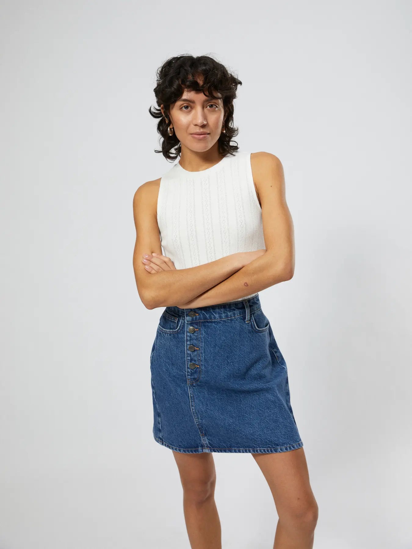 OBJHARLOW HW SHORT WRAP SKIRT E OTT