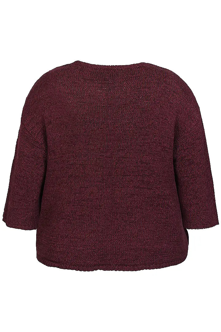 Zh-Kacey 1423 pullover, Maroon