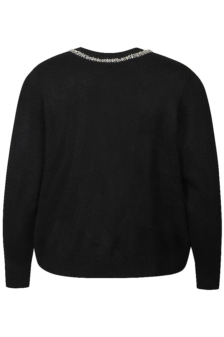 Zh-Elga 1577 cardigan, Musta