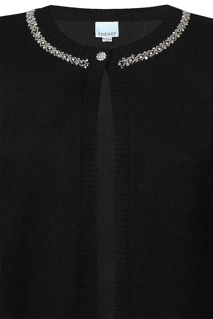Zh-Elga 1577 cardigan, Musta