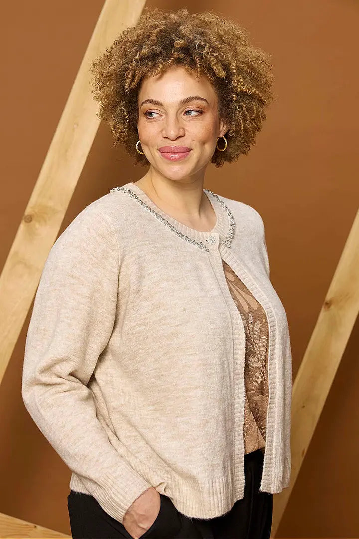Zh-Elga 1577 cardigan, Musta