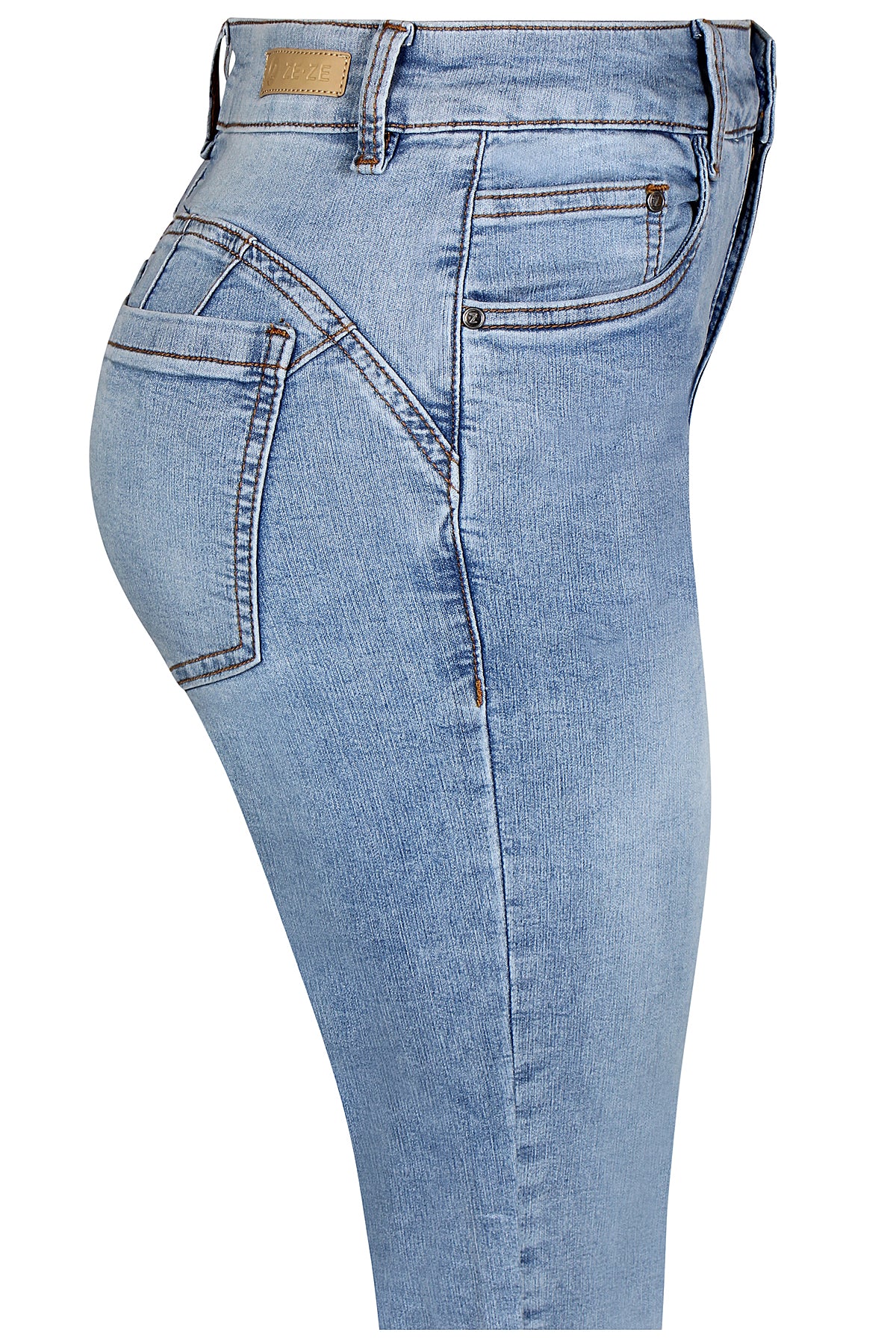 Ze-Shape pants, Light Blue Denim