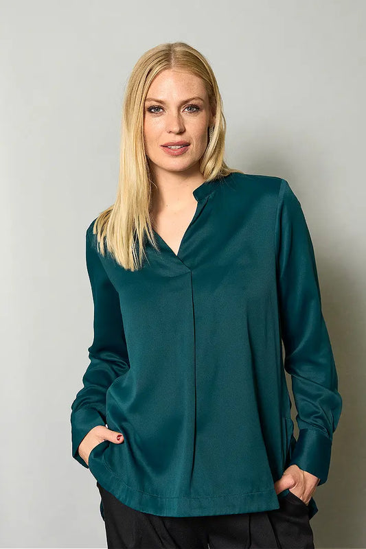 Ze-Bea 944 Blouse, Teal