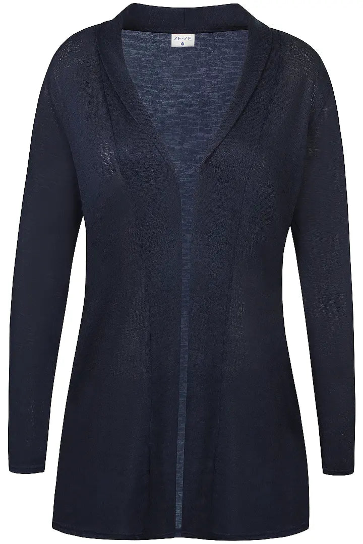 Ze-Stella ls cardigan, Navy