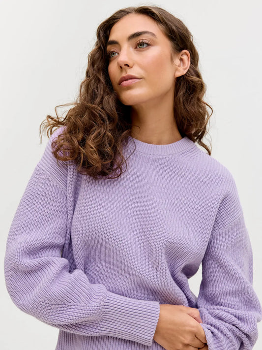 JXMILA TWIST CREW NECK KNIT NOOS