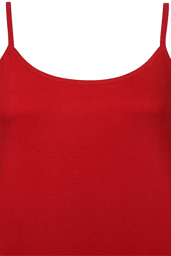Any-Under 454 slip dress, Chinese Red