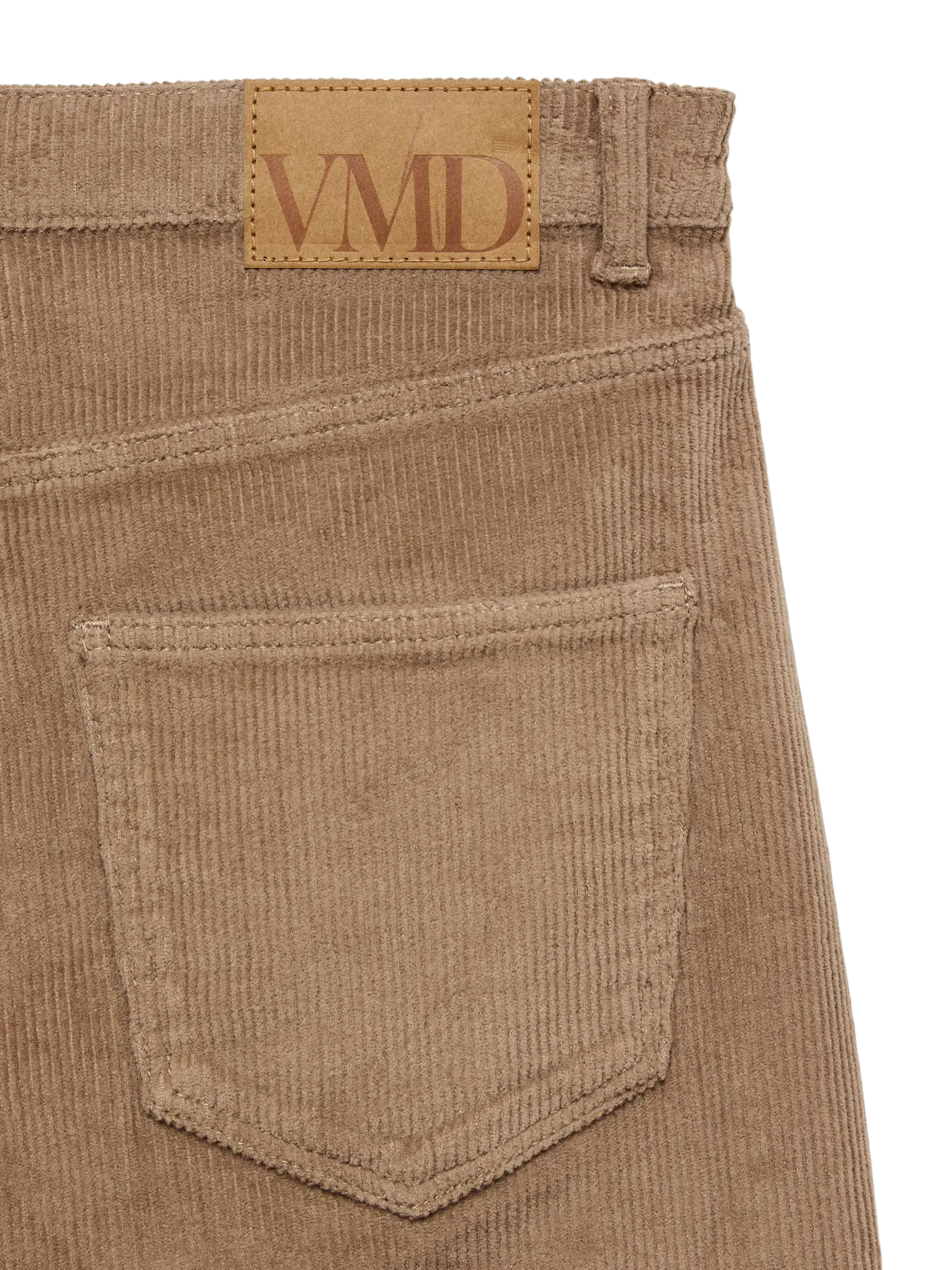 VMTESSA HR WIDE CORDUROY PANTS GA NOOS, Silver Mink