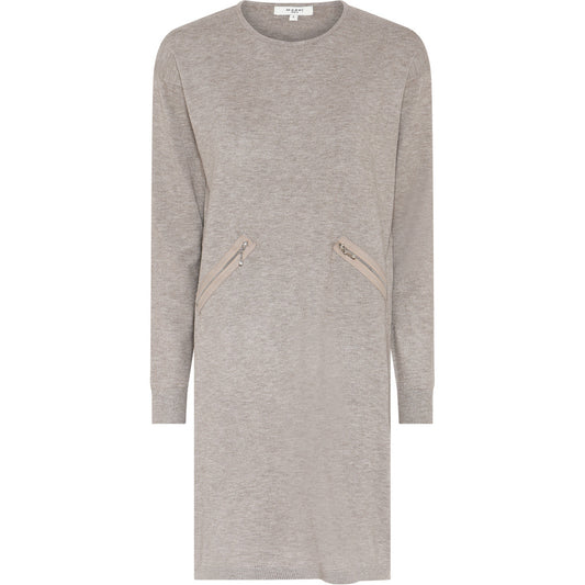 MAPP Roma Trine dress, light sand melange