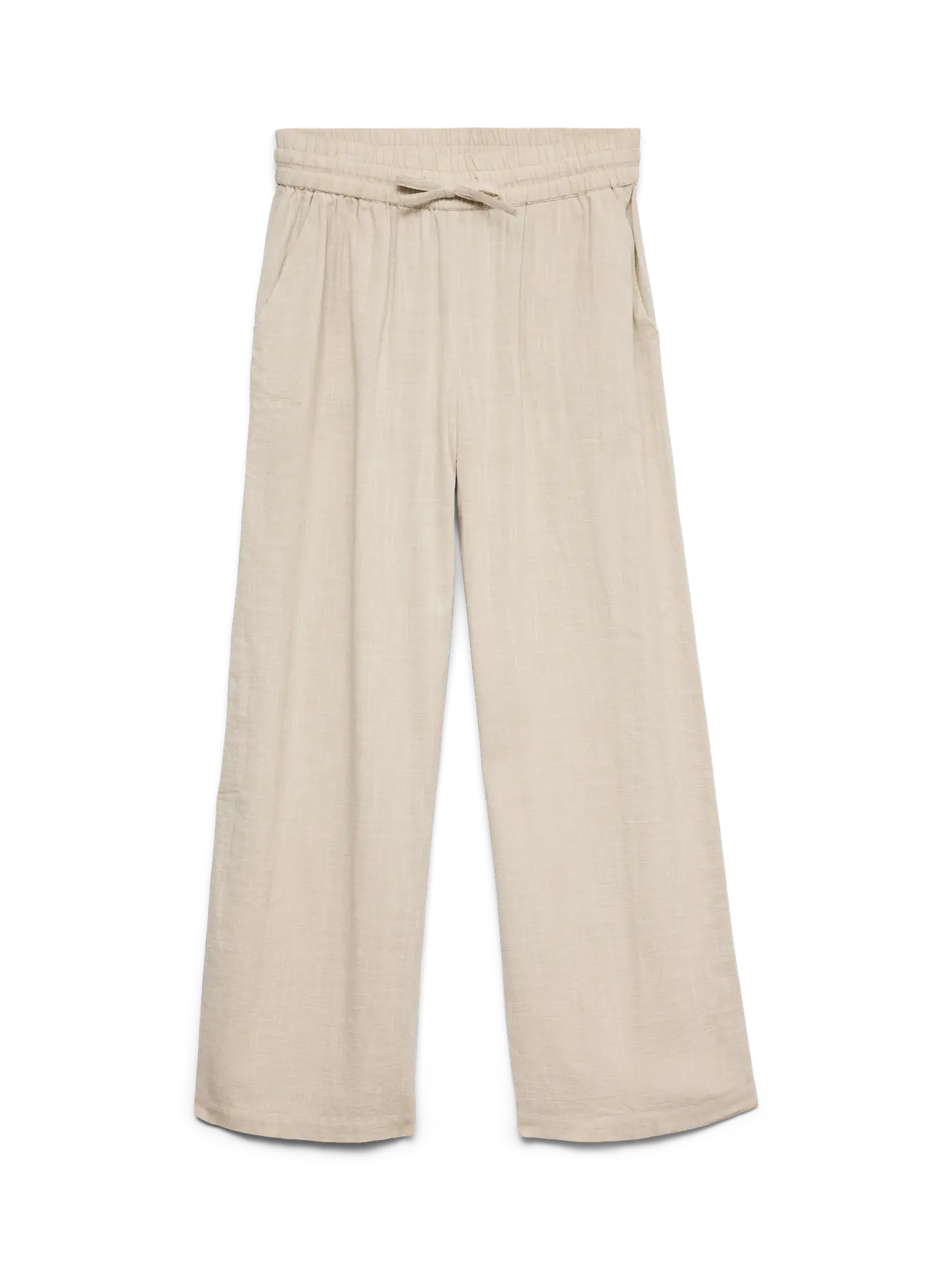 VMCAIA MW WIDE PANT, musta & silver lining