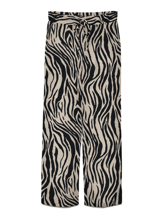VMJESMILO LIN HW WIDE PANT, Sina Zebra