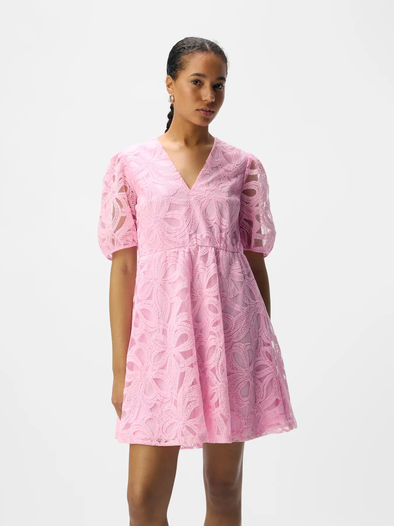 OBJROSE SS SHORT DRESS, eri värejä!