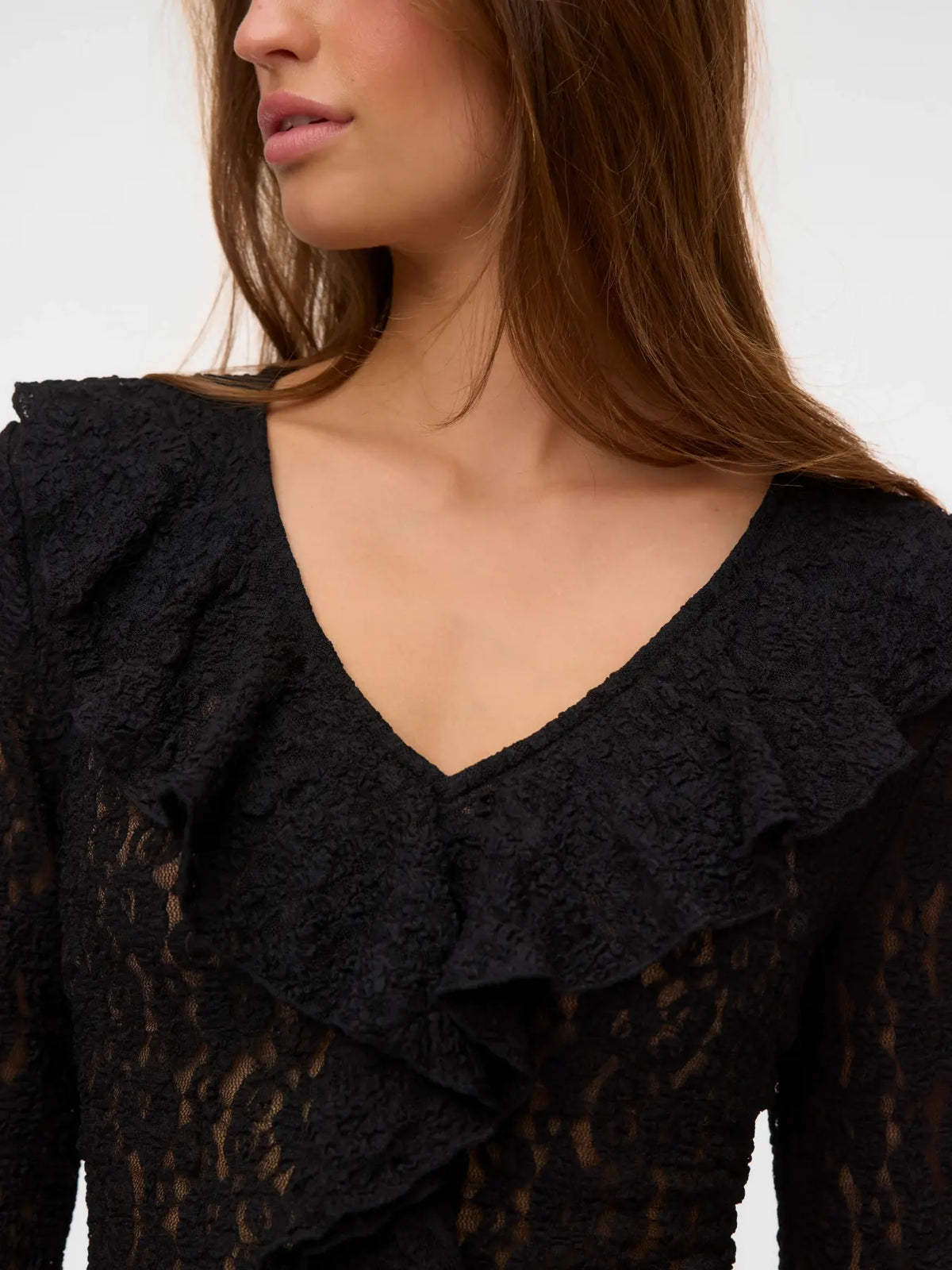 VMFLORA FRILL LS TOP JRS