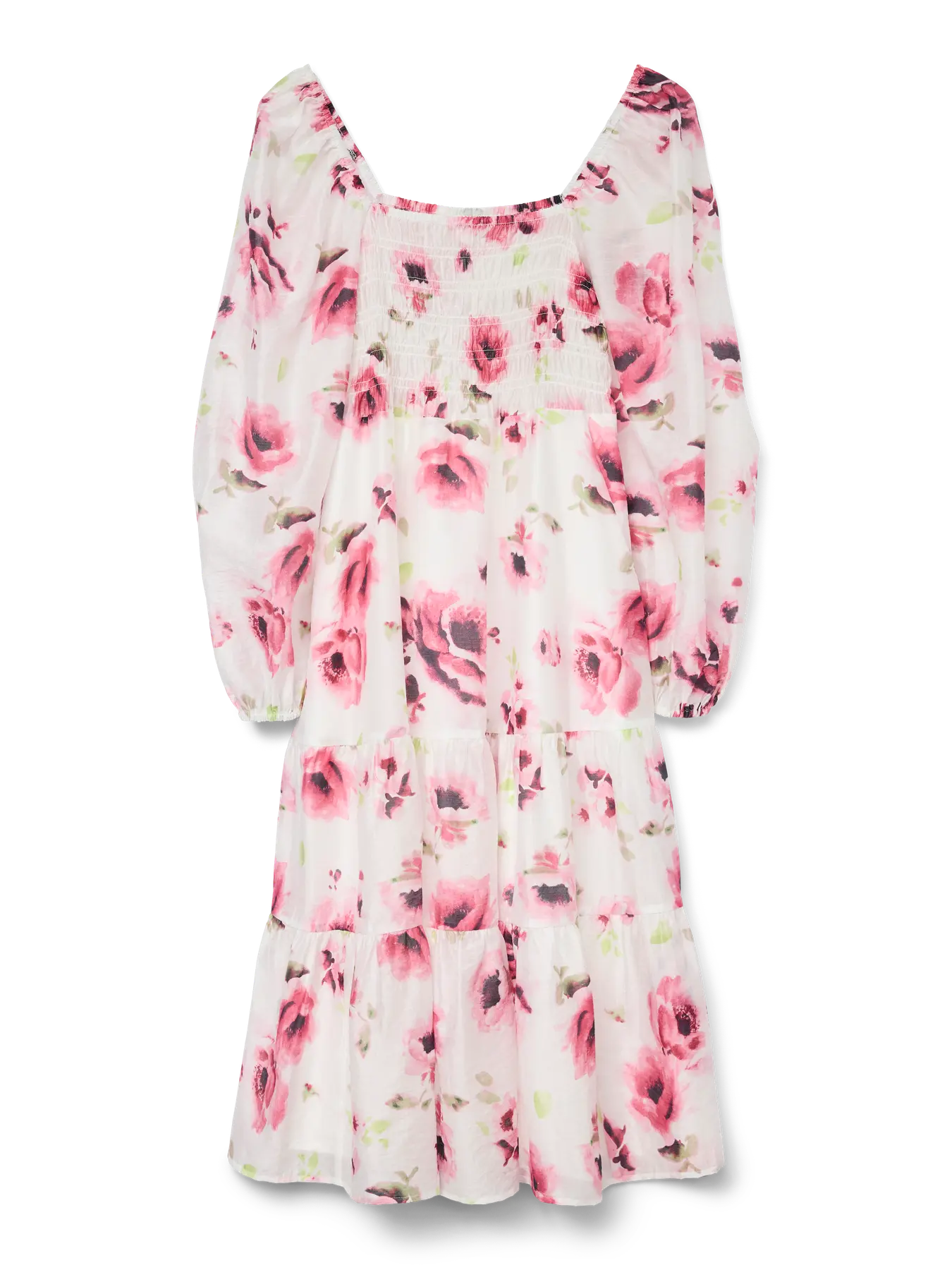 VMNorly LS square neck calf dress