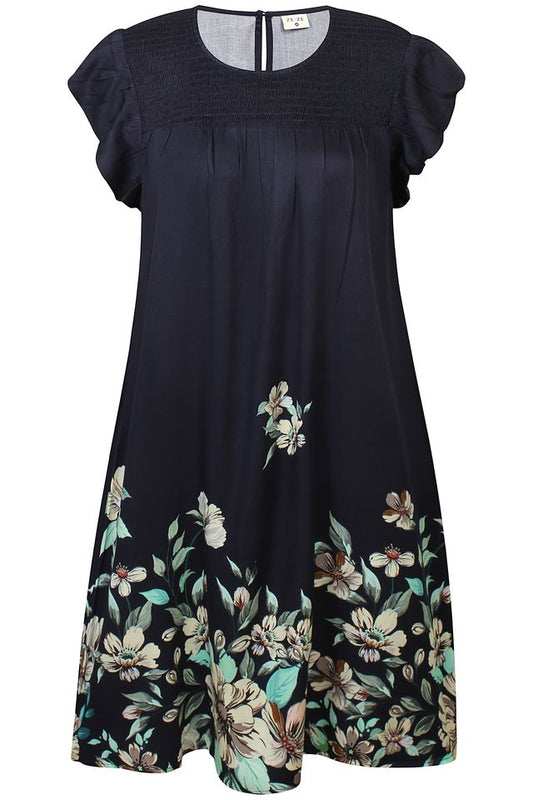 Ze-Flo dress, Navy