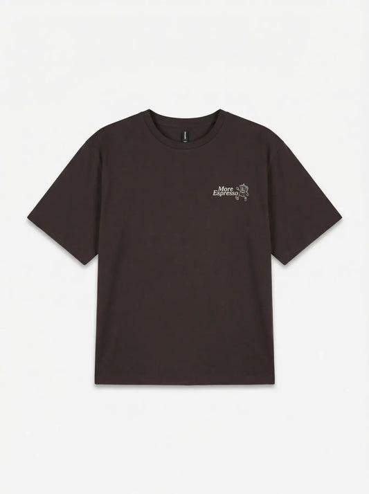 VMPAULINA THEA SS T-SHIRT, More Espresso
