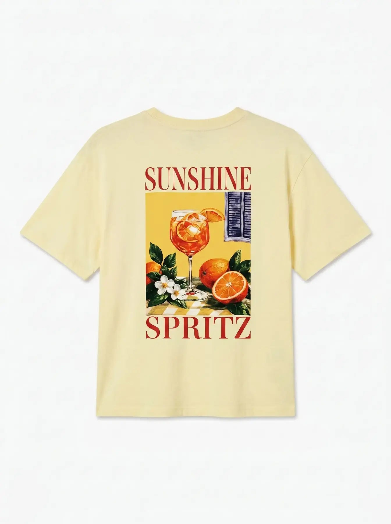 VMPAULINA THEA SS T-SHIRT, More Espresso & Shunsine Spritz