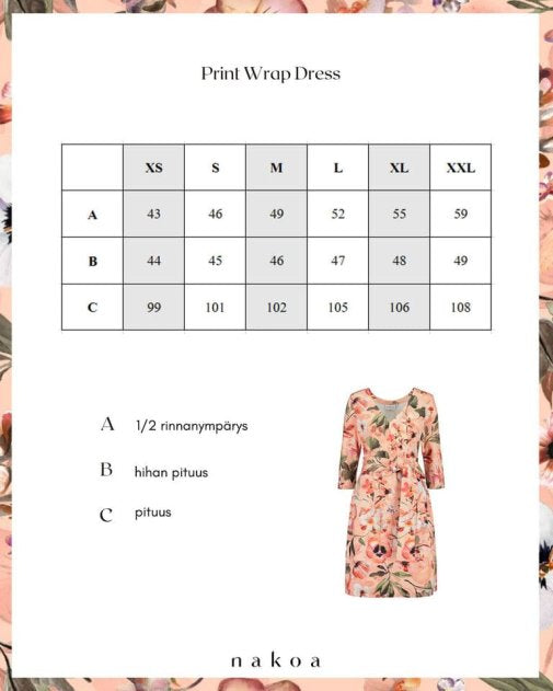 Nakoa Wrap dress, Siesta