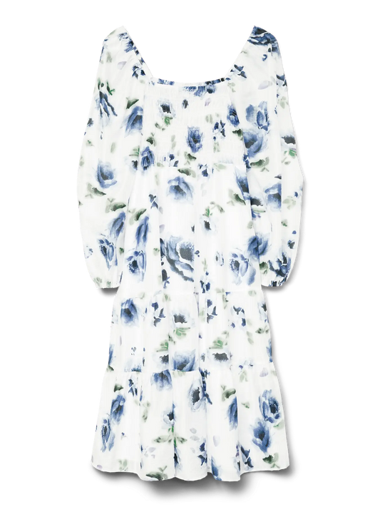 VMNorly LS square neck calf dress