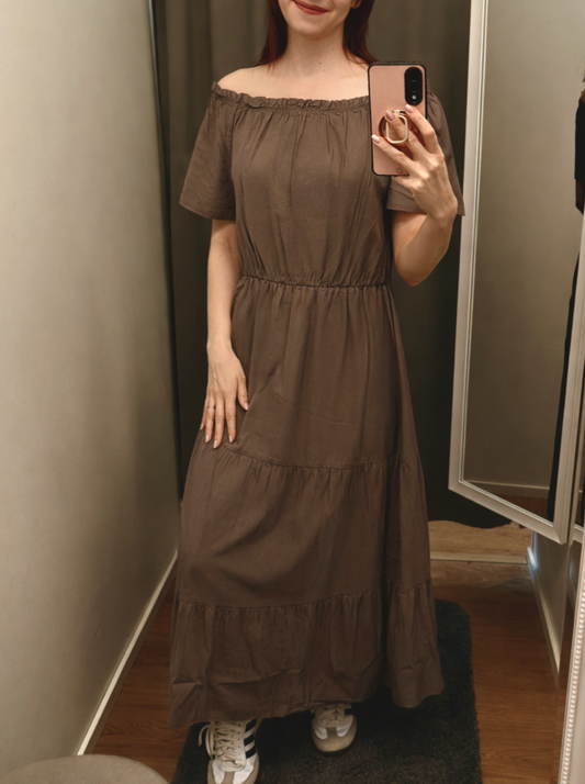 MAPP Vicky Summer Long Dress, Earth