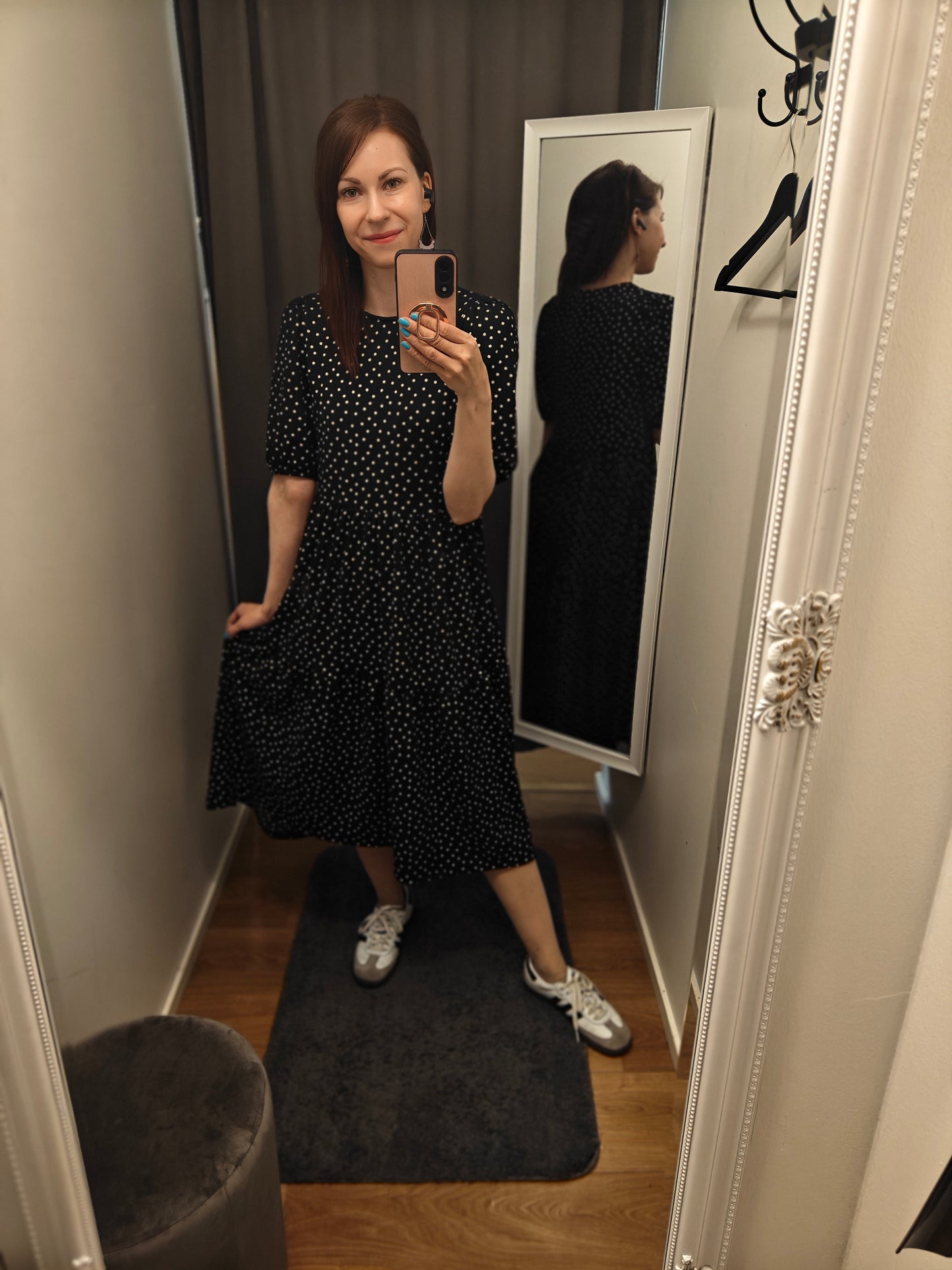 VMMALLE 2/4 O-NECK CALF DRESS