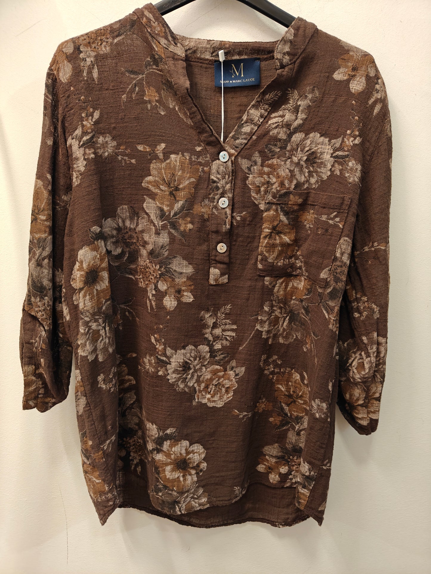 MAPP Maggie Rose blouse, chocolate