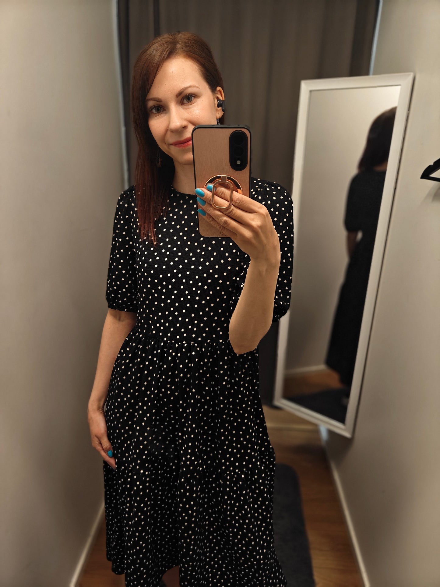 VMMALLE 2/4 O-NECK CALF DRESS