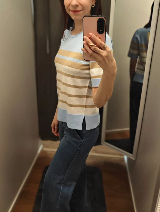 Micha lyhythihainen neulospusero, vaal.sin